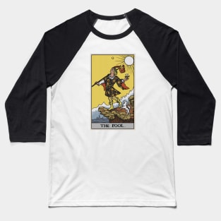 The Fool Tarot Card Baseball T-Shirt